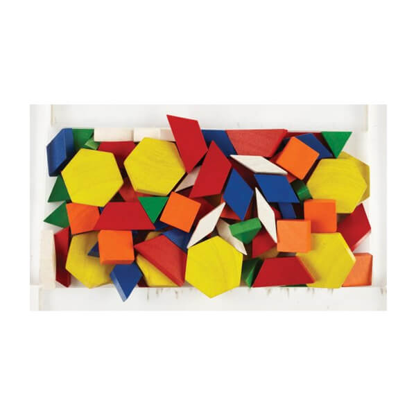 Mosaico de madera 125 piezas con patrones
